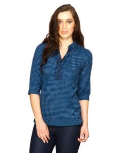 Scullers For Her Women Light Work Blue Tops