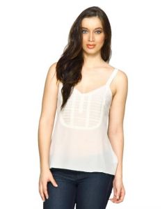 Forever New Women Porcelain White Top