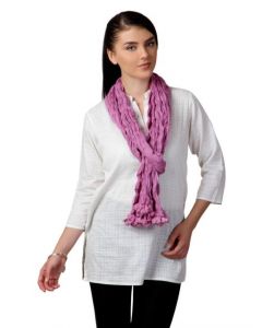 Fabindia Women Lavender Dupatta