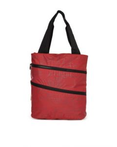 Fastrack Red Printed Tote Bag
