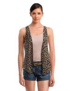 Femella Women Black & Beige Shrug