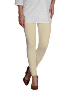 Femella Women Cream Leggings