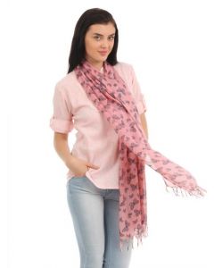 Femella Women Pink Scarf
