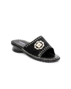 Gliders Women Black Sandals