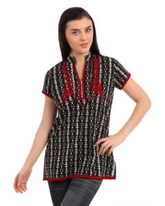 Global Desi Women Black Kurti