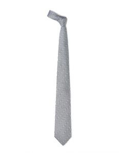 Hakashi Men Grey Silk Tie