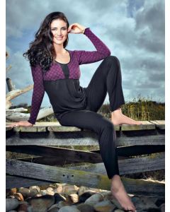 Inaya Women Black Lounge Top