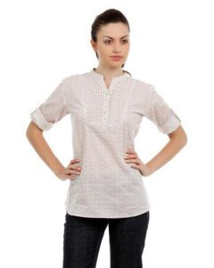 Mumbai Slang Women Pink Kurti
