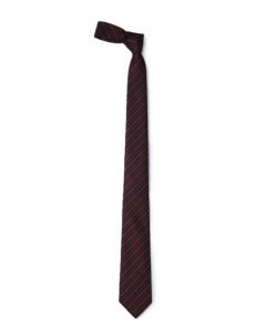 Park Avenue Black & Red Checked Tie