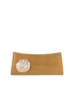 Pitaraa Women Golden Clutch