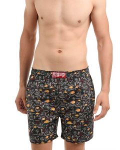 Probase Black Printed Boxers