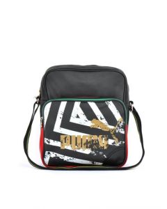 Puma Unisex Jamaica Lifestyle Black Messenger Bag