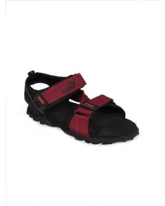 Puma Women Black & Red Apex Sports Sandals