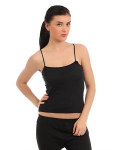 Red Rose Black Camisole