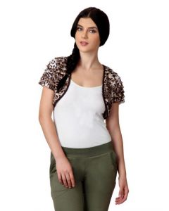 Tonga Women Coffee Brown Shrug