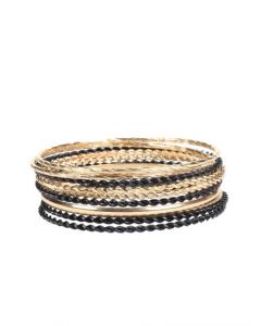 ToniQ Women Black Bangles