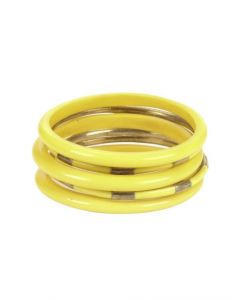 ToniQ Women Yellow Bangles