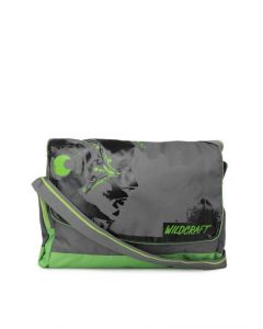 Wildcraft Unisex Grey & Green Printed Messenger Bag